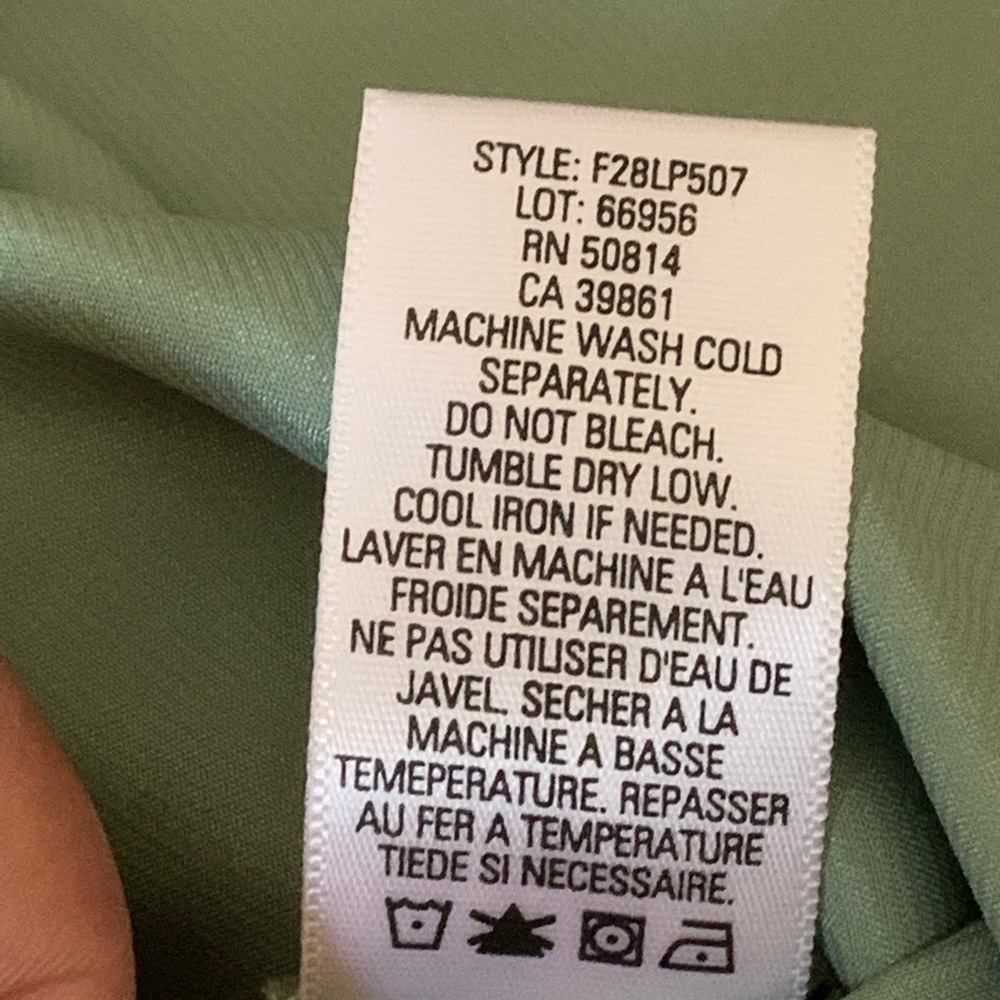 Tahari Chiffon Over Silk Tank Blouse - image 7